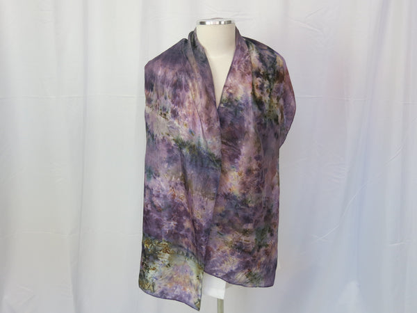 Hand-Dyed Silk Scarf Large