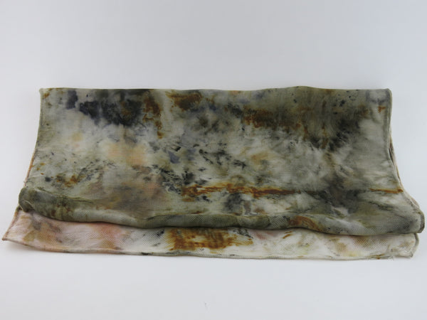 Hand-Dyed Silk/Wool Scarf