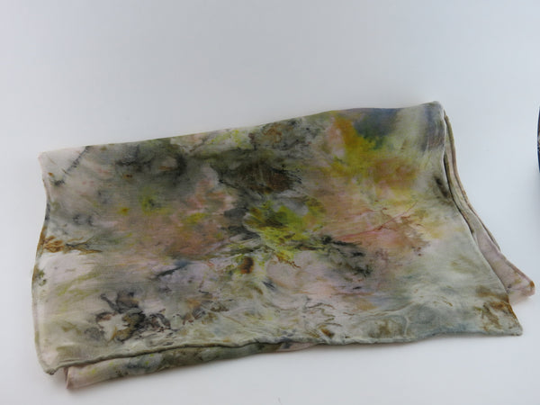 Hand-Dyed Silk/Wool Scarf