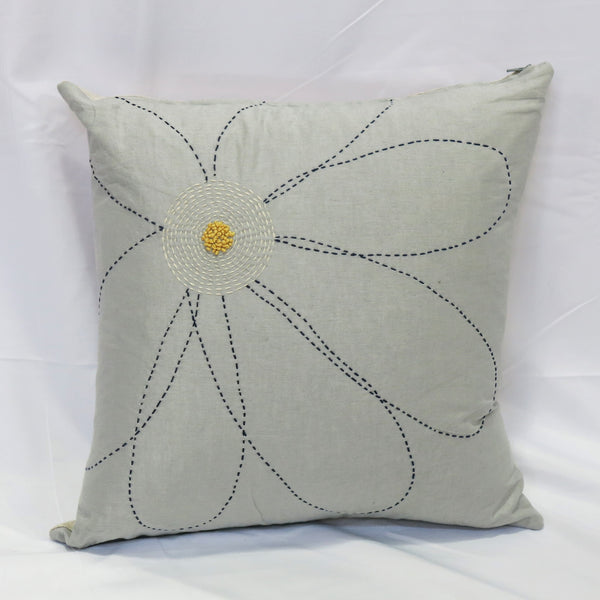 Embriodered Linen Pillow Covers