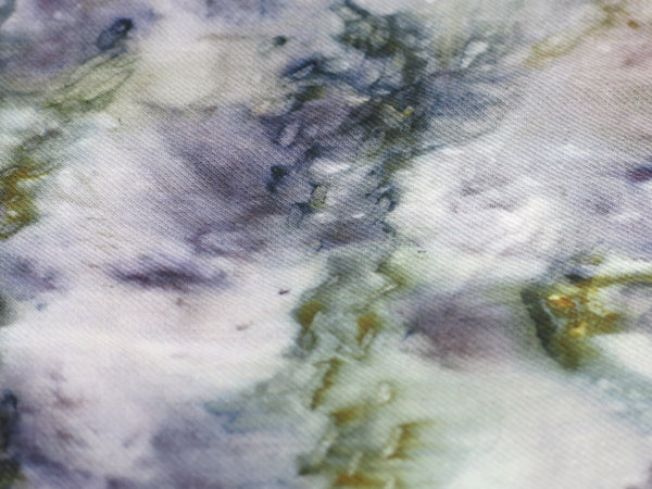 Hand-Dyed Silk/Wool Scarf