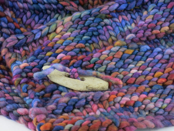 Cowl with Driftwood Button