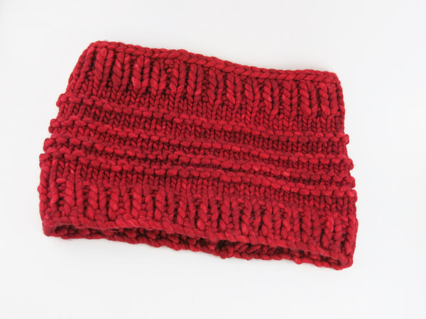 Poppy Knit Neck Warmer