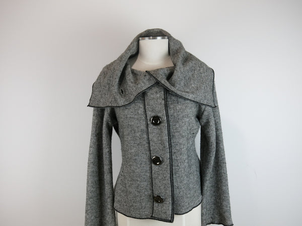 Smoky Quartz Sweater Jacket