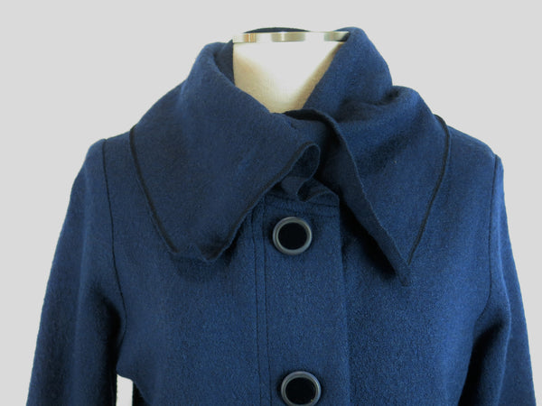 Peacock Blue Sweater Jacket