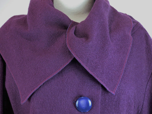 Grape Topaz Sweater Jacket