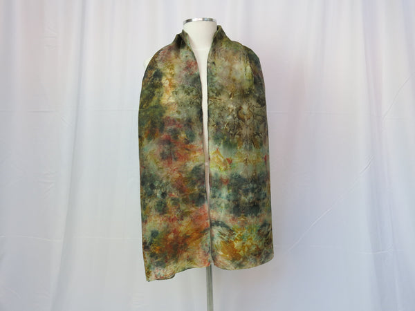 Hand-Dyed Silk Scarf Large