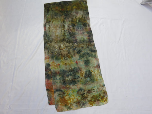 Hand-Dyed Silk Scarf Large