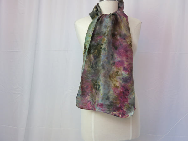Hand-Dyed Silk Scarf Large