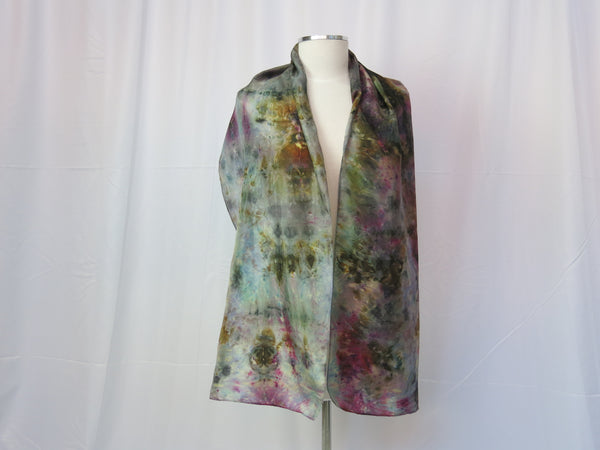 Hand-Dyed Silk Scarf Large