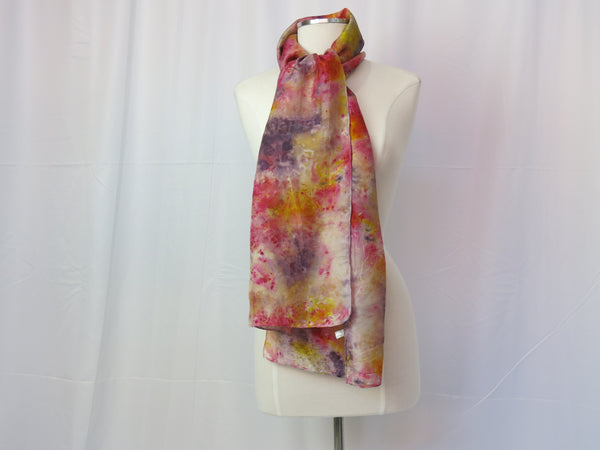 Hand-Dyed Silk Scarf Large