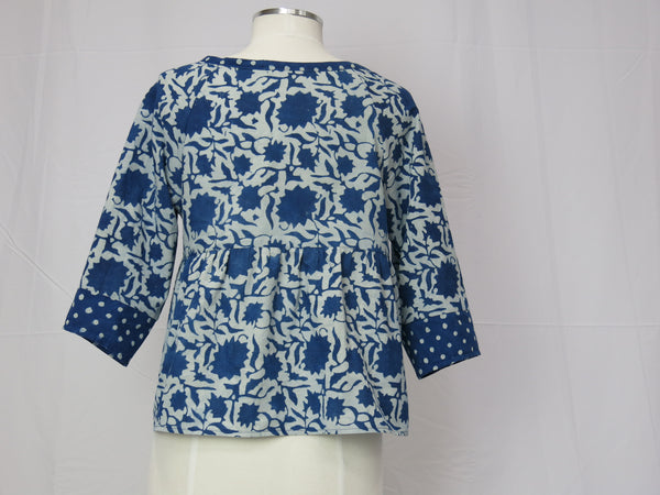 Indigo Blues Organic Cotton Top