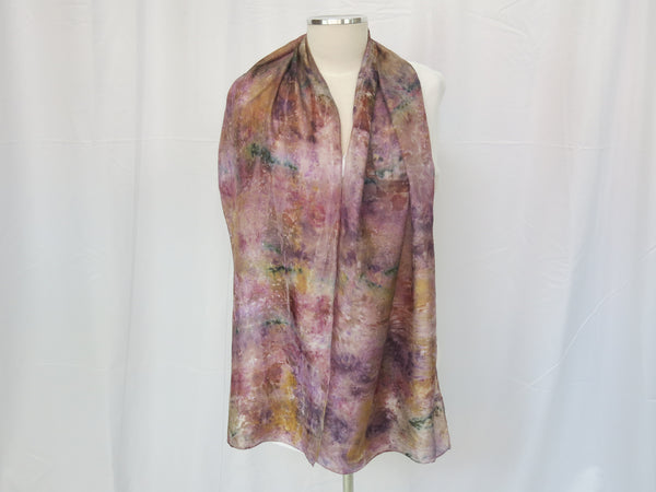 Hand-Dyed Silk Scarf Large