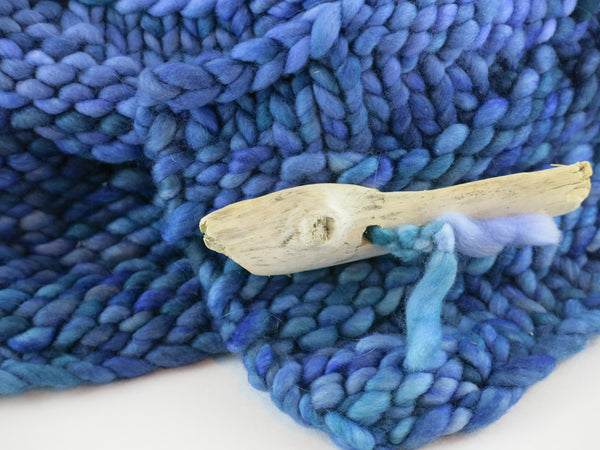 Cowl with Driftwood Button