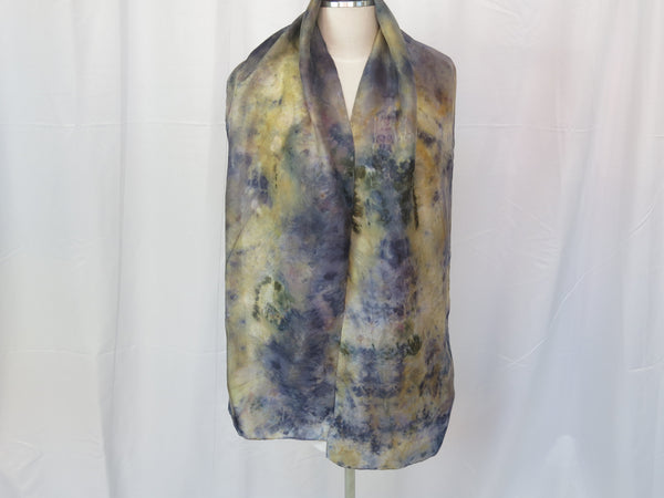 Hand-Dyed Silk Scarf Large