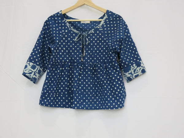 Mood Indigo Organic Cotton Top
