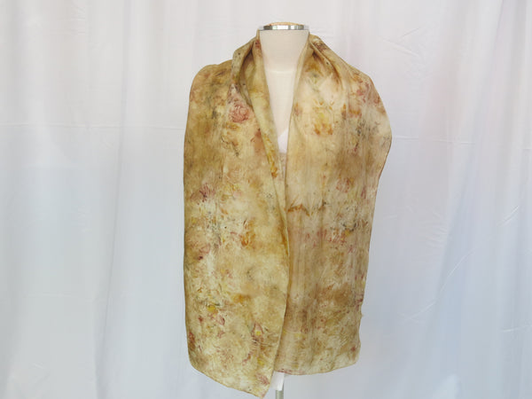 Hand-Dyed Silk Scarf Large