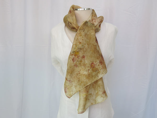 Hand-Dyed Silk Scarf Large