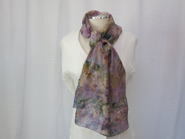 Hand-Dyed Silk Scarf Large