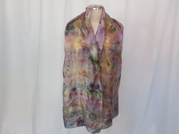 Hand-Dyed Silk Scarf Large