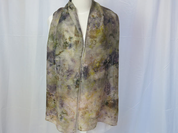 Hand-Dyed Silk/Wool Scarf