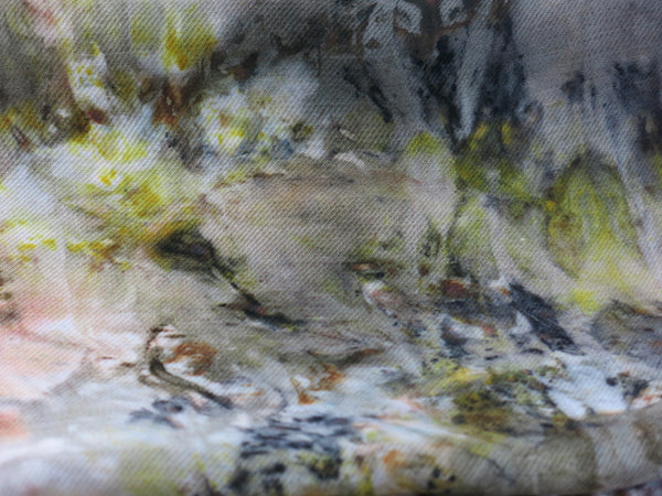 Hand-Dyed Silk/Wool Scarf