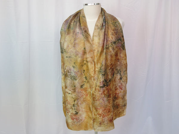 Hand-Dyed Silk Scarf Large