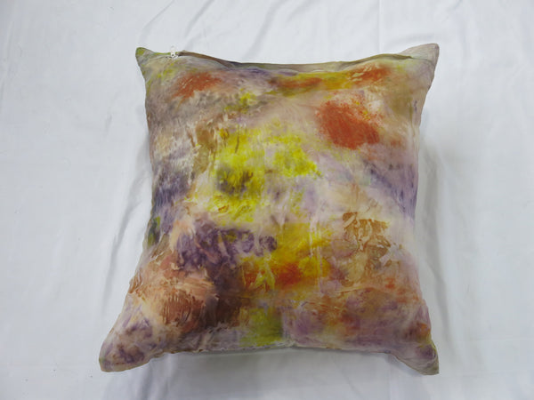 Eco-dyed Silk Pillow Covers