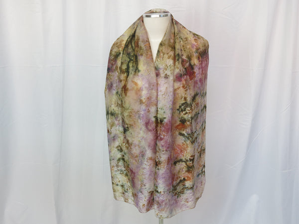 Hand-Dyed Silk Scarf Large