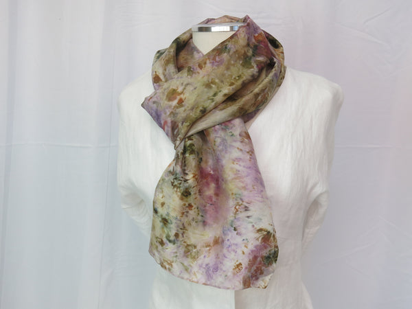 Hand-Dyed Silk Scarf Large