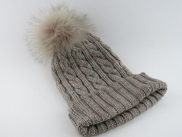 Vintage Rose Knit Hat