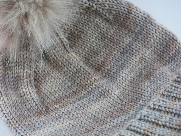 Vintage Rose Knit Hat