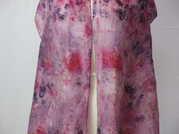 Hand-Dyed Silk Scarf Large
