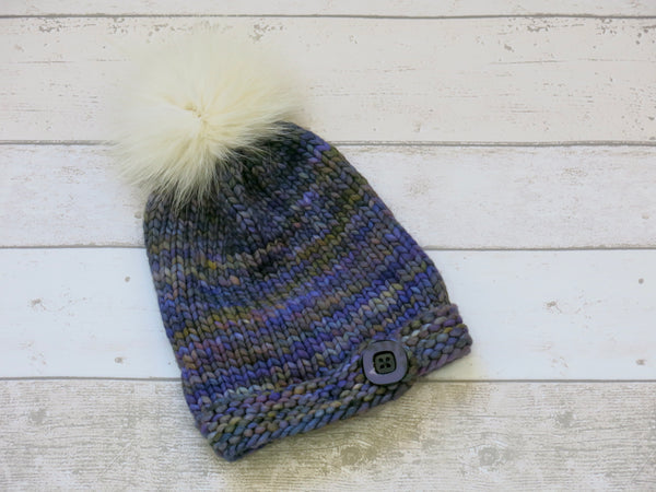 Button Hat Stained Glass