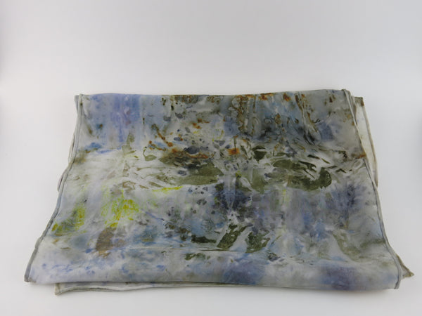 Hand-Dyed Silk Scarf Large