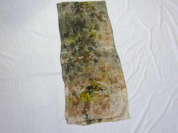 Hand-Dyed Silk/Wool Scarf