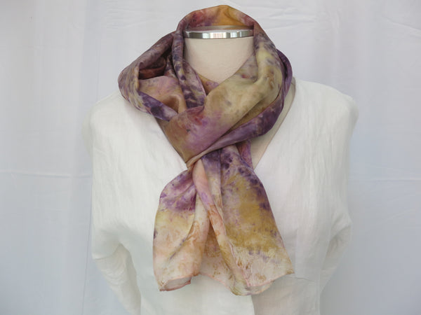 Hand-Dyed Silk Scarf Large