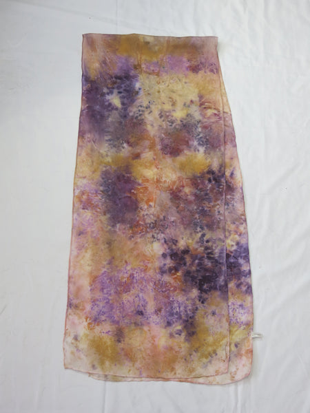 Hand-Dyed Silk Scarf Large