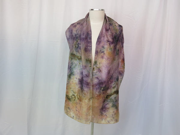 Hand-Dyed Silk Scarf Large