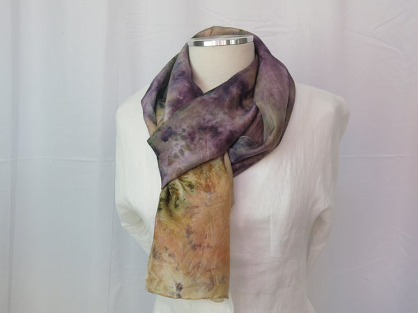 Hand-Dyed Silk Scarf Large