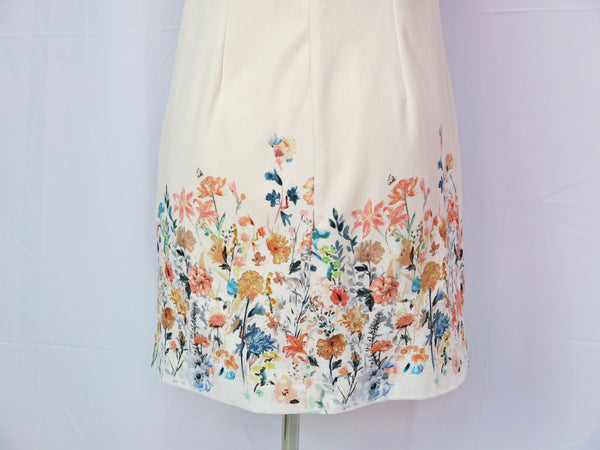 Cotton Stretch Sleeveless Dress Spring Garden