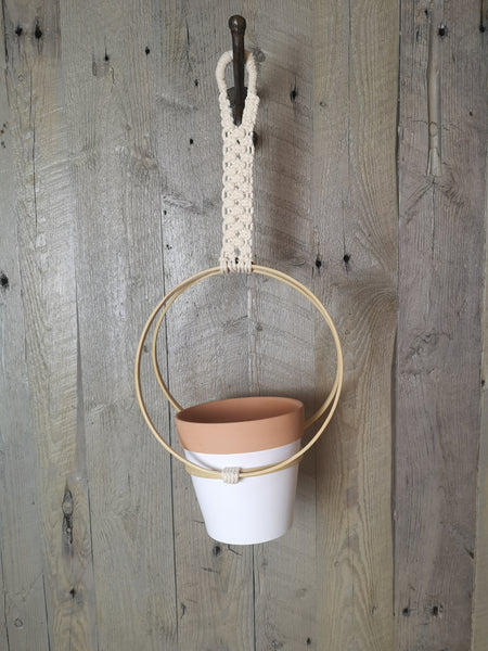 Macrame Hoop Plant Hanger
