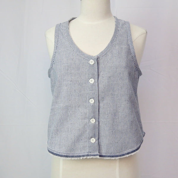 Sleeveless Vest or Top Beach Bum Blues