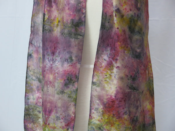 Hand-Dyed Silk Scarf Large