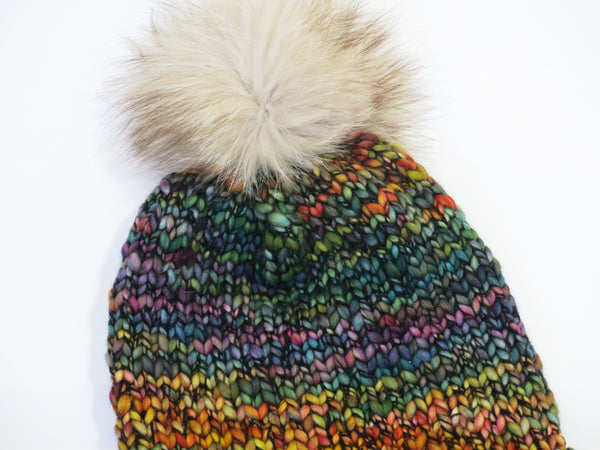 Button Hat Stained Glass