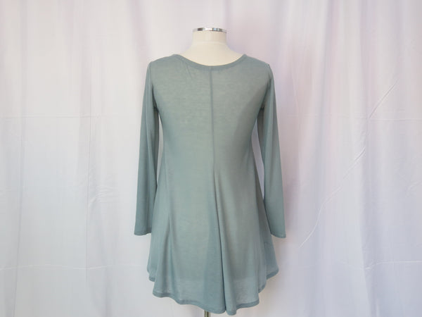 Wool Tencel Tunic Ocean