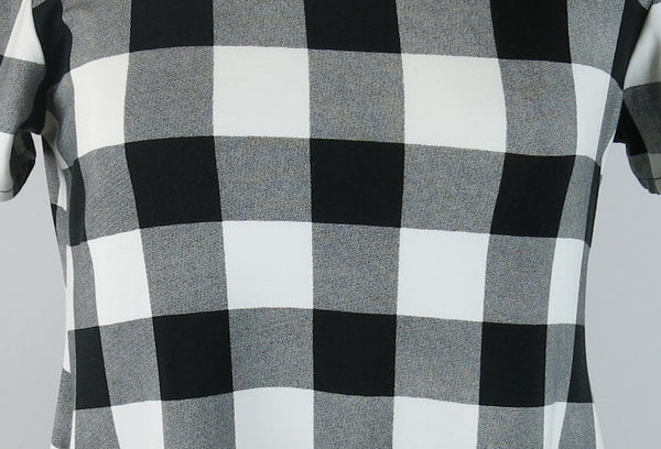 Black & White Gingham Tunic