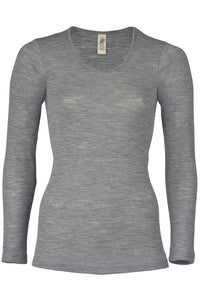 Long Sleeve Top Light Grey