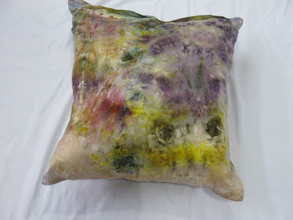 Eco-dyed Silk Pillow Covers