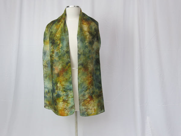 Hand-Dyed Silk Scarf Large